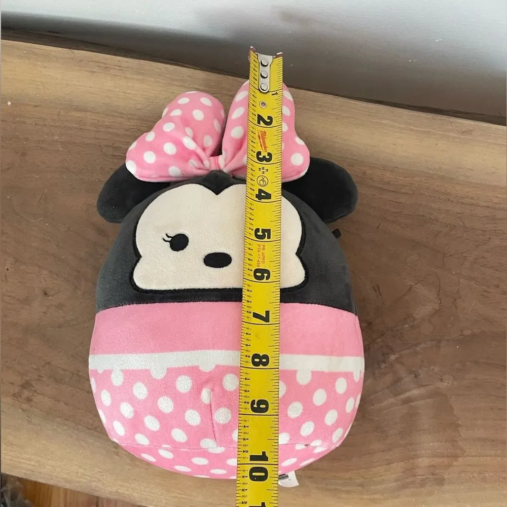 SQUISHMALLOW KellyToy pink black Disney Minnie Mouse 10 Inch
